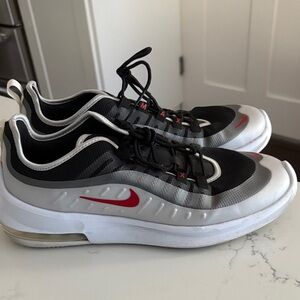 Nike Men's Black, Gray, and Red Air Max Shoes